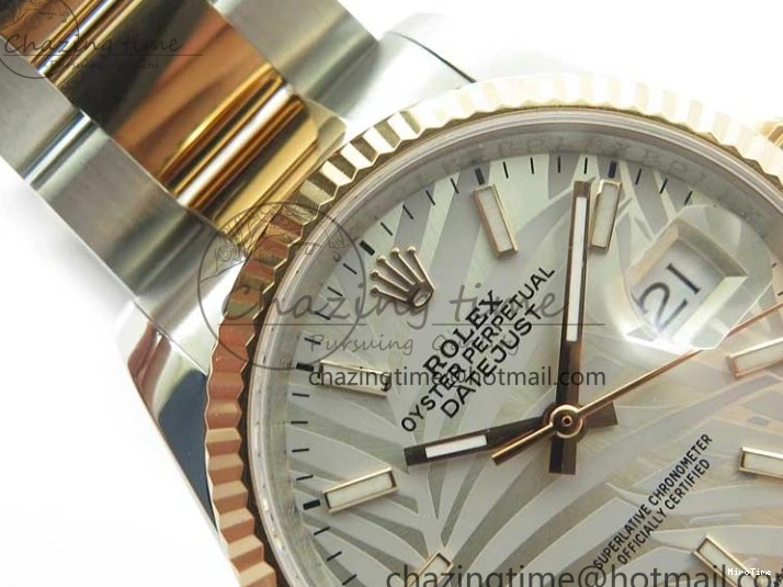 MiroTime 0324 Thermal DateJust 36 SS RG 126231 BP Maker 1:1 Best Edition Silver Gray Dial on Oyster Bracelet 2509